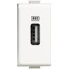 BTicino Caricatore USB MATIX AM5285C1 BTicino 5V 1500mA - Ricarica Veloce e Compatto per Smartphone e Tablet