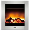 Zephir - Caminetto Elettrico a Muro Silver 1200W - ZEP ZFP301