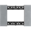 BTicino Placca Living Now 3 Moduli BTicino KA4803NW â€" Design Elegante e Facile Installazione