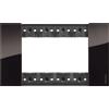 BTicino Placca 4 Moduli Bticino Living Now Colore Notte (Dark) - KA4804DG