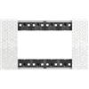 BTicino Placca 4 Moduli Bticino Living Now Effetto Pixel - KA4804MW