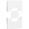 BTicino Cover Bticino Living Now per Presa Schuko 2 Moduli Bianco - KW03