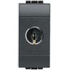 BTicino Livinglight Interruttore Con Chiave 16A L4012 - Sicurezza Elettrica Elegante, Facile Installazione
