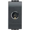 BTicino Deviatore Bticino LivingLight 1P 16A a Chiave L4022 - Design Moderno e Sicurezza Effettiva