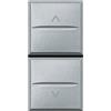 BTicino Bitcino Axolute Interruttore Doppio Pulsante HC4027 - Design Elegante In Grigio Tech, Facile Installazione