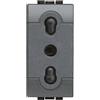 BTicino Presa Elettrica Bipasso BTicino Living Light L4180 - 10-16A, 250Vac, Design Antracite