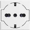 Bticino Axolute HD414016F - Presa Schuko FLAT 2P+T 16A Bianca
