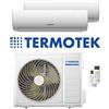 TERMOTEK CLIMATIZZATORE AIRPLUS C12+C12 DUAL SPLIT 12000 + 12000 BTU INVERTER A++ PREDISPOSTO PER WIFI