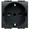 BTicino Presa Schuko BTicino L4140 P30 2P+T 16A 250Vac - Design Elegante e CompatibilitÃ Internazionale