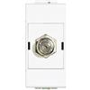 BTicino N4269F - Presa TV Tipo F Bianco Elegante e Funzionale con Design Compatto - Living Light