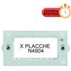 BTicino N4704 Supporto Per Placche 4 Moduli Compatibile Serie Living - Fissaggio Stabile Con Viti