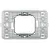 BTicino Supporto BTicino Matix 2 Posti Centrati 500S/23A - Installazione Veloce, Design Compatto e Versatile