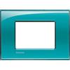 BTicino Placca Livinglight 3P Verde BTicino - Codice SKU: LNA4803VD, Design Elegante in Tecnopolimero