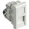 BTicino Connettore RJ45 Categoria 6A STP AM5979C6A BTicino - Schermato, Fino a 10 Gbps, Design Robusto
