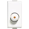 BTicino AM5706 - Dimmer a Manopola 500W per Carichi Resistivi 230Vac, Design Elegante in Bianco