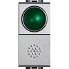 Bticino Living Light Pulsante con portalampada verde NT4038V