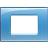 BTicino Placca Livinglight 3 Moduli Azzurro Deep - BTicino LNA4803AD Design Elegante e Resistente