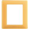 BTicino AM4826CAB - Placca Matix 3+3 Moduli in Tecnopolimero Colore Ambra, Design Elegante e Resistente