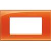 BTicino Placca 4 Moduli Bticino Livinglight Quadra Colore Oro Lucido - LNA4804OD