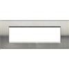 BTicino Living Light - Placca 7P Acciaio spazzolato - LNA4807ACS