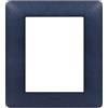 BTicino Placca BTicino Matix 3+3 Moduli Blu Mercurio AM4826TBM - Design Elegante e Resistente in Tecnopolimero