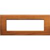 BTicino Placca Living Light 7P in Legno Massello di Noce Nazionale - BTicino LNA4807LNC, Eleganza e FunzionalitÃ