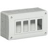BTicino Custodia Bticino Idrobox IP40 4 Moduli - Contenitore da Parete 25404