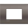 BTicino Living Light Placca 3P Argilla LNC4803CY - Elegante Design In Metallo, Facile Installazione