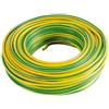 PAPPALARDO CAVI Cavo Elettrico Cordina FS17 1x25 mm Giallo/Verde Antifiamma - Matassa 100m