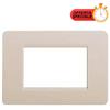BTicino Matix Placca 3 Posti Corda AM4803CD - Design Elegante, Facile Installazione, Compatibile Con Moduli BTicino