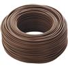 PAPPALARDO CAVI Cavo elettrico cordina unipolare marrone antifiamma FS17 1 x 1,5 mm - prezzo al mt -