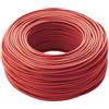PAPPALARDO CAVI Cavo elettrico cordina unipolare rosso antifiamma FS17 1 x 1,5 mm - prezzo al mt -