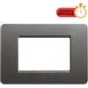 BTicino Matix Placca 3 Posti Iron AM4803IR