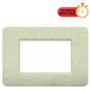 BTicino Placca 3 Moduli Bticino Matix Color Acquamarina Opaco - AM4803SQ