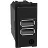 Il mio negozio Bticino Living Now K4285C2 - Caricatore Doppio USB Tipo A 5V 3A