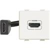 Bticino Matix AM4284 - Presa HDMI Femmina-Femmina 1 Modulo Bianco