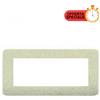 BTicino Matix Placca 6 Posti Acquamarina AM4806LSQ - Design Elegante e Resistente per Interni