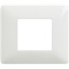 BTicino Placca Bticino Matix 2 moduli bianco AM4802BBN