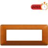 BTicino Matix Placca 6 Posti Terra AM4806LST - Design Elegante e Facile Installazione, Ideale per Casa e Ufficio