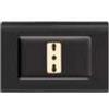 FEB ELETTRICA 2571/N Placca Tocco 1 Posto Nero - Elegante, Compatta e Facile da Installare