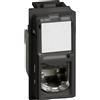BTicino Connettore RJ45 BTicino Living Now Cat6 STP Nero KG4279C6S - Installazione Toolless IDC, Alta VelocitÃ