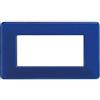 BTicino Placca Bticino Matix 4 moduli cobalto AM4804CBU