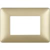 BTicino Placca 3 Moduli Bticino Matix Color Gold (Oro) - AM4803MGL