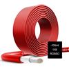 GENERICO Cavo Solare H1Z2Z2-K 1X6 Nero/Rosso 100mt per Impianto Fotovoltaico - Resistente e Affidabile