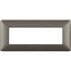 BTicino Placca 6 Posti Bticino Matix Iron (Grigio Metallizzato) - AM4806MIR