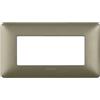 BTicino Placca 4 Moduli Bticino Matix Colore Titanium - AM4804MTA