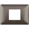 BTicino Placca 2 Moduli Centrati Bticino Matix Color Iron (Ferro) - AM4819MIR