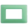BTicino Placca BTicino Matix 3 Moduli TÃ¨ Verde AM4803CVC - Design Raffinato e Facile Installazione