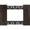 BTicino Placca Bticino Living Now 3 moduli colore legno noce KA4803LG