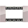 BTicino Placca 4 Moduli Bticino Living Now Aura - Codice KA4804DM